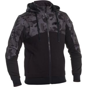 Richa Titan Core Camo Sweat a capuche zippe moto Noir Gris taille S