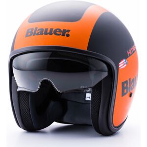 Blauer Pilot 1.1 G Graphic Casque jet Noir Orange taille : XS - Publicité