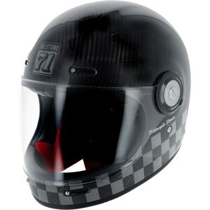 Helstons Course Full Face Carbon Casque Noir Blanc taille : XS