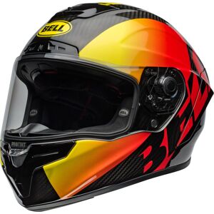 Bell Race Star DLX Flex Offset Casque Noir Rouge Jaune taille XL