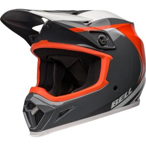 Bell MX-9 MIPS Dart Casque de motocross Gris Blanc Orange taille : S - Publicité