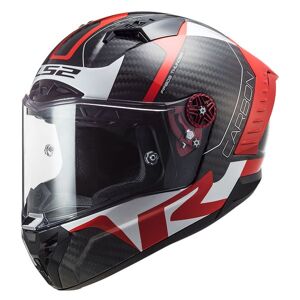 LS2 Thunder Carbon Racing 1 Red White FF805