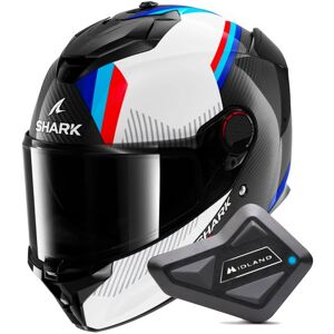 Shark Spartan GT Pro Dokhta Carbon DWB + Kit Bluetooth BT Mini