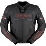 Furygan Nitros Veste en cuir de moto Noir Blanc taille : M