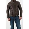 Rokker Goodwood Veste en cuir de moto Brun taille : 2XL