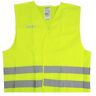 Gilet réfléchissant sécurité adx réfléchissant velcro jaune