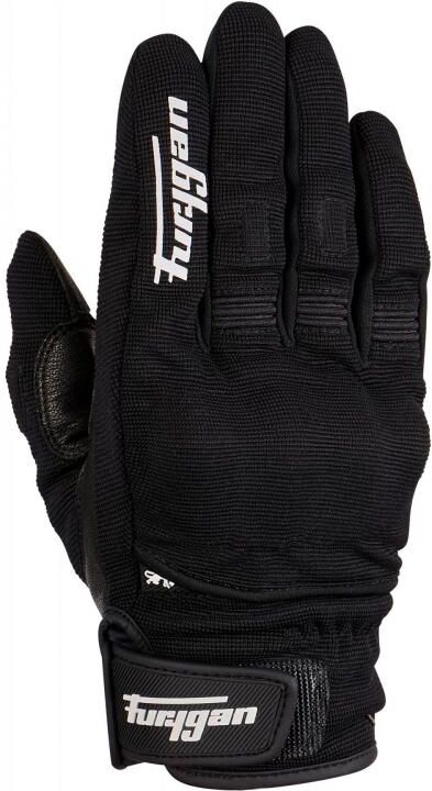 Gants cuir/textile Furygan Jet D3O noir/blanc- M blanc M male