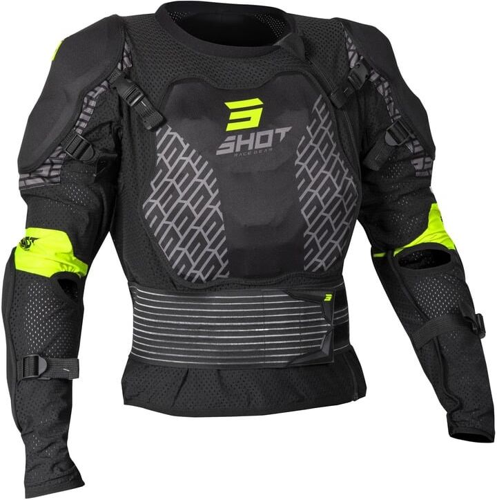 Gilet de protection Shot Optimal 2.0 noir/jaune- M