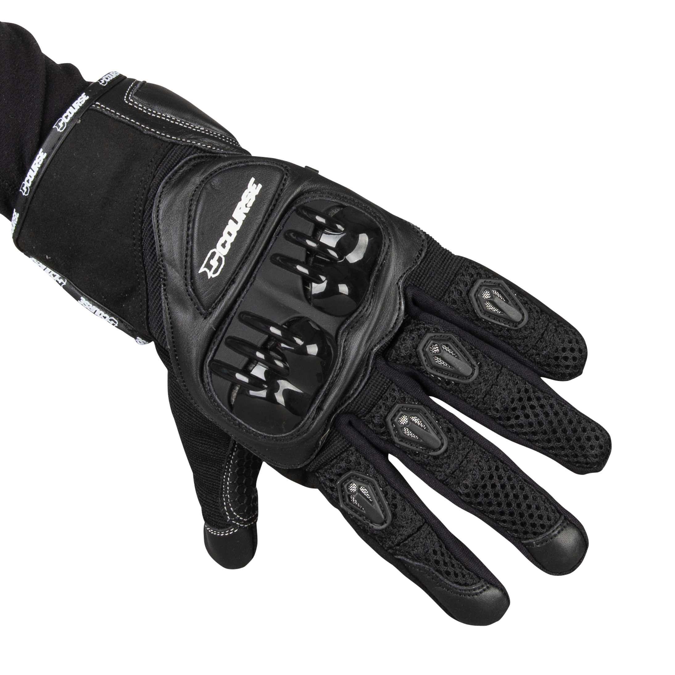 Gants Moto Course Rapid Noirs -