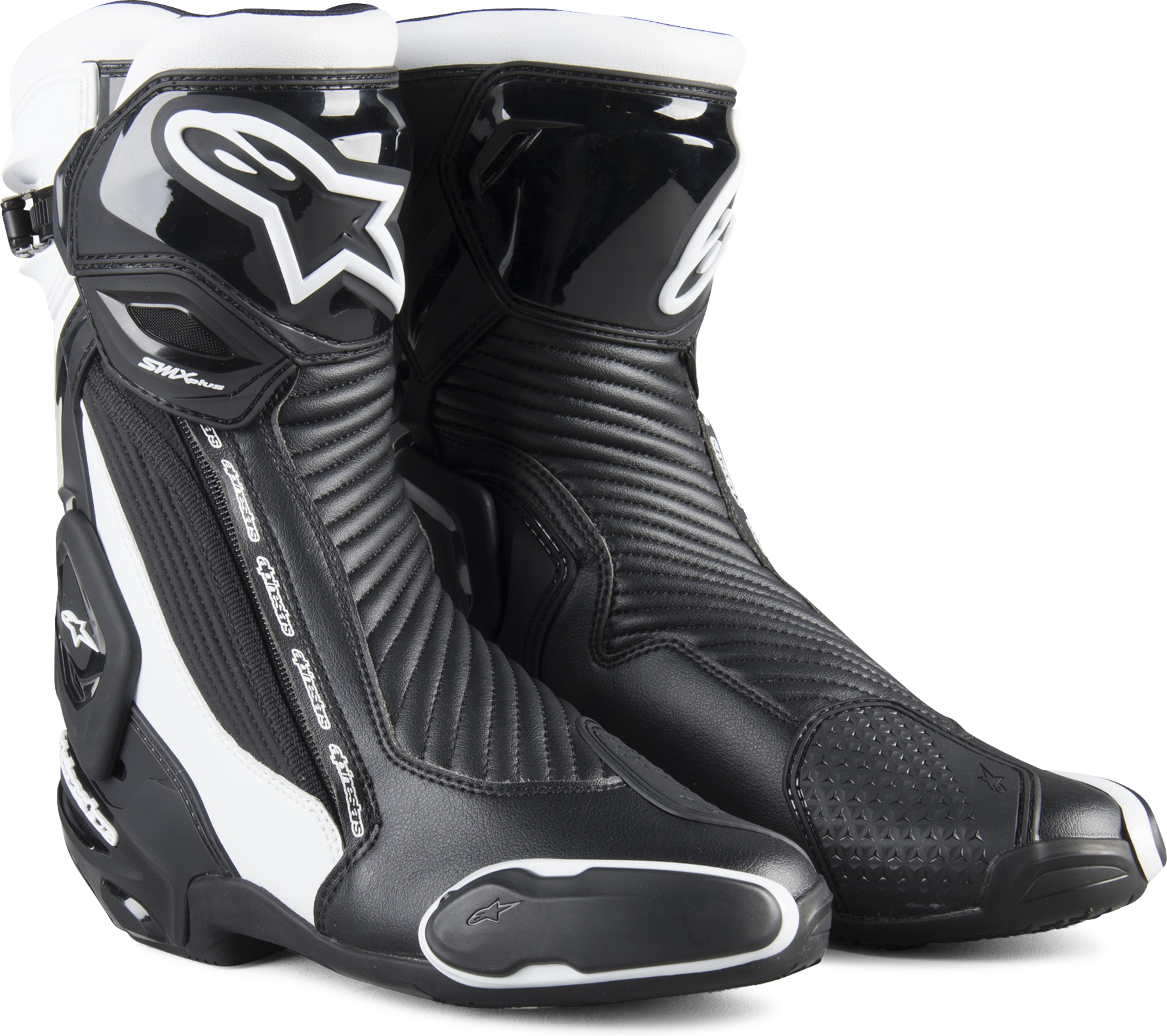 Bottes Moto Alpinestars SMX Plus V2 Noir-Blanc -