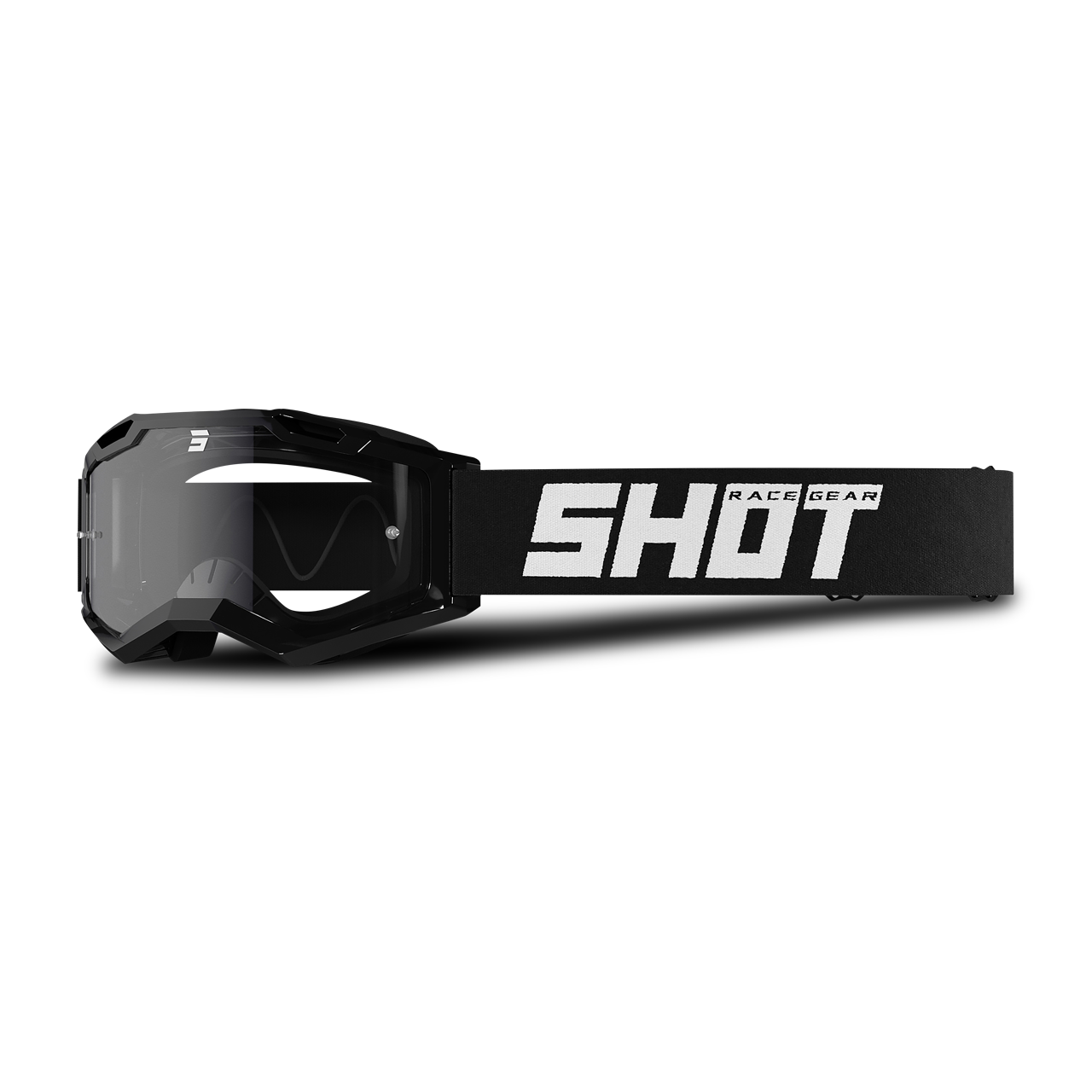 Shot Race Gear Masque Cross Shot Assault 2.0 Solid Noir -