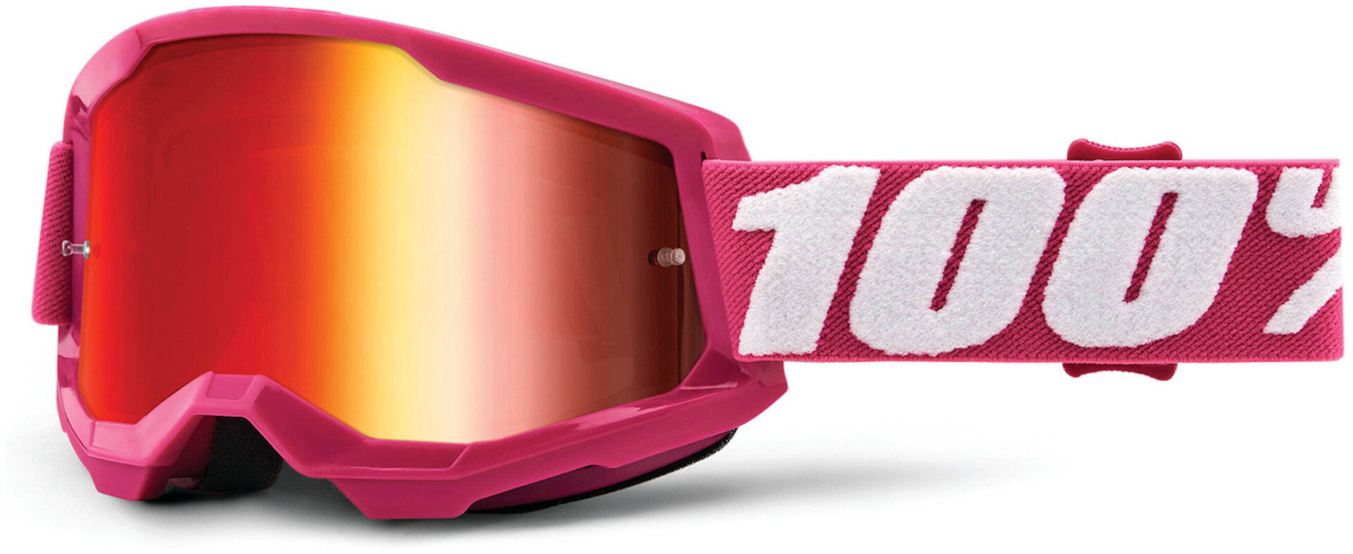 100% Strata 2 Lunettes de motocross Blanc Rose taille : unique taille