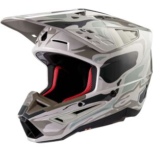 Casco Moto Cross Enduro Alpinestars S-M5 MINERAL 22.06 Grigi taglia XS