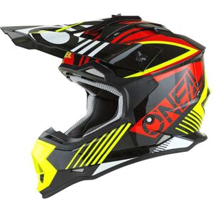 Oneal Casco moto Cross Enduro O'neal 2SRS RUSH V.22 Rosso Giallo taglia XL