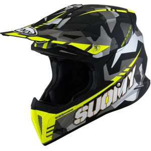 Casco Moto Cross Enduro Suomy X-WING CAMOUFLAGE Giallo Opaco taglia XS