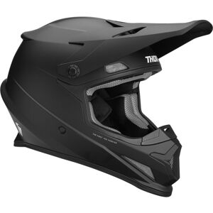 Casco Moto Cross Enduro Thor Sector Mono Blackout Nero Opaco taglia 2X