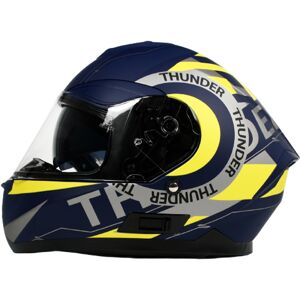 Casco Moto Integrale BHR 814 Doppia Visiera Multi Thunder Gi taglia XL