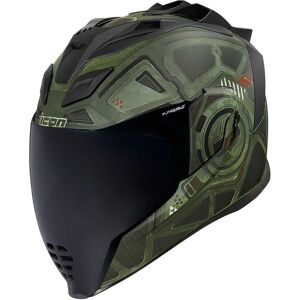 Casco Moto Integrale Doppia Visiera Icon AIRFLITE Blockchan taglia S