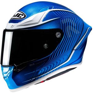 Casco Moto Integrale Hjc RPHA1 LOVIS MC2 Blu Bianco taglia XL