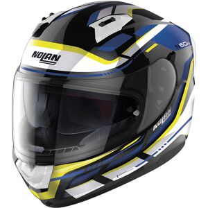 Casco Moto Integrale Nolan N60-6 LANCER 064 Bianco Blu Giall taglia 2X