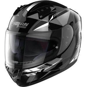 Casco Moto Integrale Nolan N60-6 WIRING 073 Bianco Silver taglia S