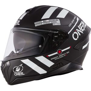 Oneal Casco Moto Integrale O'neal CHALLENGER WARHAWK Nero/Bianco taglia XS