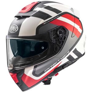 Casco Moto Integrale Premier DEVIL FZ2BM Bianco Rosso Opaco taglia S