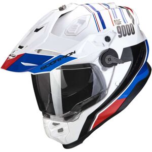 Casco Moto Integrale Scorpion ADF 9000 AIR DESERT Bianco Blu taglia XS