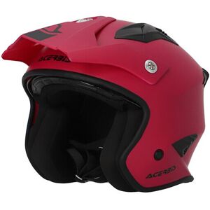 Casco Moto Jet Acerbis Aria 2206 Ciclamino taglia L