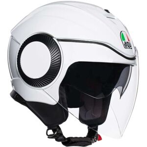 Casco Moto Jet AGV ORBYT Mono Bianco Lucido taglia S