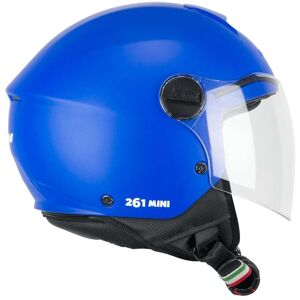 Casco Moto Jet Bambino CGM 261a MINI MONO Azzurro Opaco taglia S