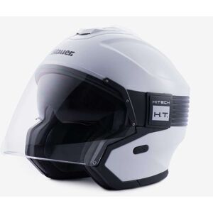 Casco moto Jet Blauer in fibra HACKER BTR Bianco Perlato ner taglia XS