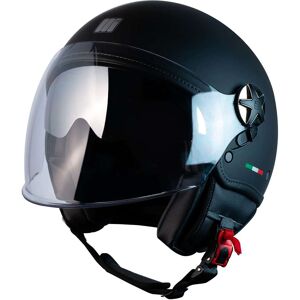 Casco Moto Jet Motocubo FLY EVO Nero Opaco Doppia Visiera taglia M