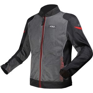 Giacca Moto Estiva Ls2 AIRY CE Traforata Nero Titanio Rosso taglia M