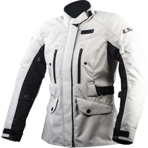 Giacca moto tecnica LS2 Metropolis Lady WP Ligth grey Certif taglia L