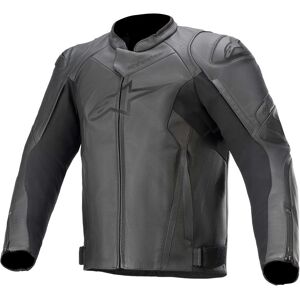 Giubbotto Moto In Pelle Alpinestars FASTER v2 Nero taglia 52