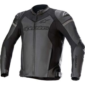 Giubbotto Moto in Pelle Alpinestars GP FORCE AIRFLOW Nero Ne taglia 54