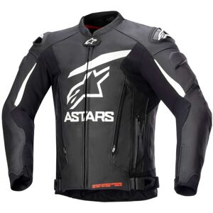 Giubbotto Moto in Pelle Alpinestars GP PLUS V4 Nero Bianco taglia 60