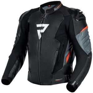 Giubbotto Moto Touring Rebelhorn VELOCE Nero Rosso Fluo taglia 48