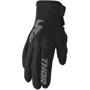 Guanti da Bambino Moto Cross Enduro Thor SECTOR Nero Grigio taglia XS