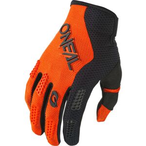 Oneal Guanti Moto Cross Enduro O'neal ELEMENT Nero/Arancione taglia S