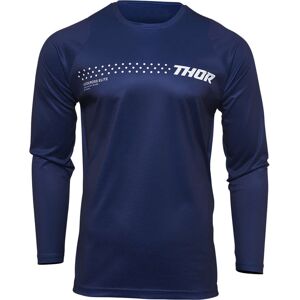 Maglia Bambino Moto Cross Enduro Thor SECTOR MINIMAL Blu Nav taglia M