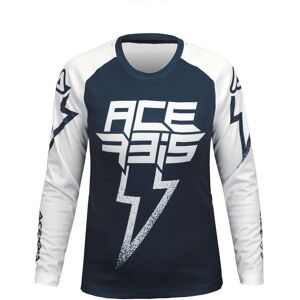 Acerbis Maglia da Motocross Enduro da Bambino J-KID BLIZZARD Blu Bia taglia L