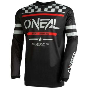 Maglia Moto Cross Enduro Oneal Element V.22 Squadron Nero Gr taglia S