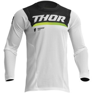 Maglia Moto Cross Enduro Thor JERSEY PULSE 04 AIR Cameo Bian taglia XL