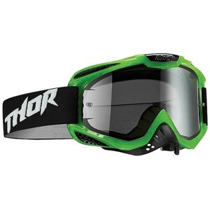 Occhiali Maschera Moto Cross Enduro Thor Ally Trans Green Do taglia un