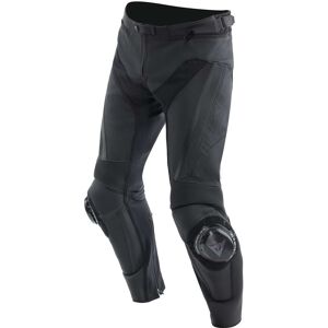 Pantalone Moto in Pelle Dainese DELTA 4 Short & Tall Nero Ne taglia 30