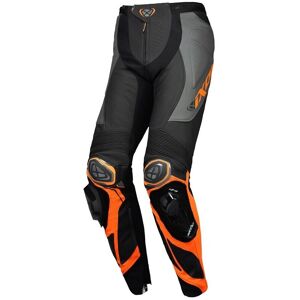 Pantalone Moto in Pelle Ixon VORTEX 3 PT Nero Antracite Aran taglia XL