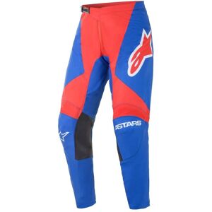 Pantaloni Moto Cross Enduro Alpinestars FLUID SPEED Blu Ross taglia 34