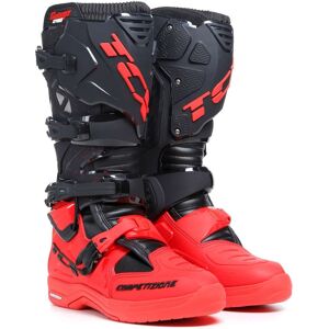 Stivali Moto Cross Enduro TCX COMP EVO 2 MICHELIN Nero Rosso taglia 40